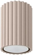 Ryflowany plafon w kolorze taupe  E9-L05