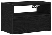 Wisząca czarna szafka nocna R9-Z01