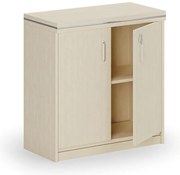 Szafka biurowa ARRISTO LUX, 800 x 400 x 836 mm, brzoza