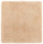 Beżowy dywan z długim włosiem 200x200 N1-W86