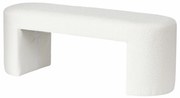Ławka w pluszowym obiciu SOLIN, wys. 42 cm