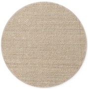 Dywan naturalny jutowy ręcznie tkany Boucle kremowy 160 cm x 160 cm koło