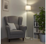 Brilagi - Lampa stojąca LED CERIA 1xE27/40W/230V střednica 30 cm szara/biała