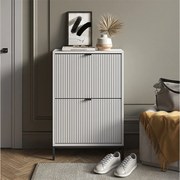 Wózek na buty biały 60x24x92 eliza