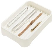Biały organizer na biżuterię iDesign Eco Bin, 28,12x19,23 cm