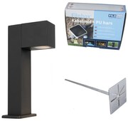 Industrialna stojąca lampa zewnętrzna antracytowa 30 cm IP44 - Baleno