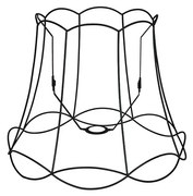 Metalowy klosz czarny 45/36 - Granny Frame