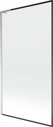Mexen Next L parawan nawannowy 1-skrzydłowy 100 x 150 cm, czarna ramka, chrom - 895-100-000-03-70-01