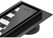 Mexen Flat M13 odpływ liniowy 2w1 100 cm, czarny - 1710100-15