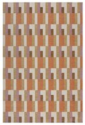 Pomarańczowo-naturalny dywan 155x230 cm Riley Block Geo – Flair Rugs