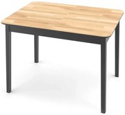 Rozkładany stół dąb miodowy + czarny C9-M34