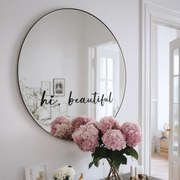 Naklejka na lustro S20 – Hi, beautiful