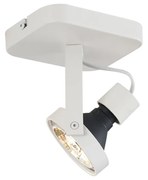 Designerski reflektor sufitowy biały GU10 70 mm obrotowy i uchylny - VoDesignerski Oswietlenie wewnetrzne