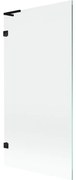 Mexen Lunar L parawan nawannowy 1-skrzydłowy 90 x 150 cm, transparent, czarny - 897L-090-000-70-00