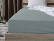 PrzytulneMieszkanie.pl Prześcieradło jersey zielono-niebieskie 90 x 200 cm