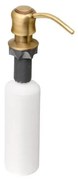 Plastikowy wpuszczany dozownik do mydła w kolorze brązu 350 ml – Sapho