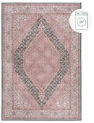 Różowy dywan odpowiedni do prania 190x290 cm Briony Traditional – Flair Rugs