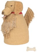 Beżowy tekstylny dziecięcy kosz na zabawki 40x30x55 cm Luna – Lorena Canals