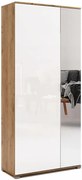 Dwudrzwiowa nowoczesna szafa z lustrem M1-S54