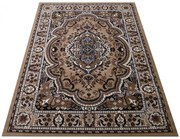 Brązowy Dywan W Stylu Retro A2-D76