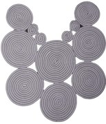 Dywany plecione Szary dywanik WC 050x060 inny