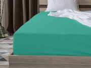 PrzytulneMieszkanie.pl Prześcieradło jersey miętowe 180 x 200 cm