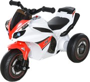 HOMCOM Jeździk Samochodzik dla dzieci Pojazd do jeżdżenia dla dzieci w wieku 18-36 miesięcy z muzyką biały