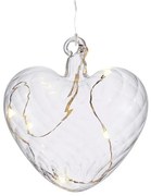 Dekoracja świetlna na baterie ø 8 cm Wave Heart – Sirius