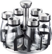 Westmark Zestaw pojemnikw do przypraw w obrotowym stojaku, 6 szt.