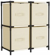 Szafa beżowa tekstylna do garderoby A1-Z02