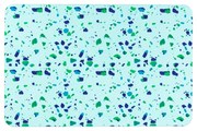 Jasnoniebieski dywanik łazienkowy okrzemkowy (z diatomitu) 39x60 cm Terrazzo – Artsy Doormats