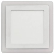 APLED - LED sufitowe SQUARE DUO 16W/230V 19,5x19,5 cm białe