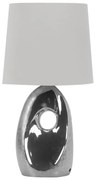 Lampa stołowa z tekstylnym kloszem (wysokość 43 cm) Hierro – Candellux Lighting