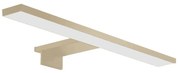 LED Łazienkowe oświetlenie lustra LED/8W/230V 4000K 50 cm IP44 matowy złoty