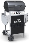 Grill ogrodowy na gaz z kółkami Cattara Party Point Flame Tamer