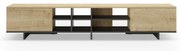 Szafka pod TV w dekorze dębu 230x44 cm Cequoia – Marckeric