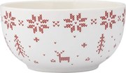 Altom Miska porcelanowa Grenlandia 13 cm, 600 ml, czerwony