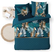 Niebieska bawełniana pościel dwuosobowa 240x220 cm Alianor – douceur d'intérieur