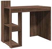 Proste biurko w kolorze brązowego dębu F2-S40