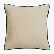 Kwadratowa Poduszka 45x45 Cm Z Bawełny Tiaine Kremowa Tapioca - Sklum
