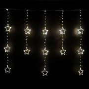 Kurtyna świetlna zewnętrzna Stars, 120 x 120 cm, LED, biały, timer, 8 funkcji, 120 cm