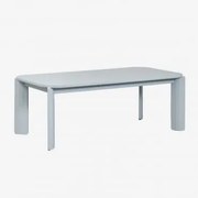 Stół Jadalny Prostokątny 200x100 Cm Z Płyty Mdf Genewa Błękitna Mgła - Sklum