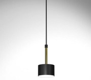 Lampa wisząca ARENA BLACK/GOLD 1xGX53, czarna, pojedyncza