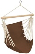 Brązowy fotel brazylijski hamak B2-F15