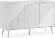 Bufet kolumnowy Telmo 3-drzwiowy kolor biały
