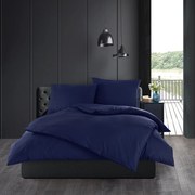 Bawełniana pościel Color niebieska 140 x 200 cm,70 x 90 cm