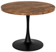 Nowoczesny okrągły stół dąb rustykalny H5-D91