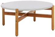 Okrągły stolik ogrodowy z blatem z terrazzo ø 84,5 cm Terracina – House Nordic