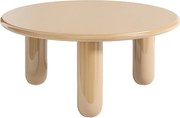 Stolik kawowy MDF - Beżowy lakierowany - BENESA
