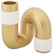 Wazon w kształcie fali z polyresinu, wys. 13 cm